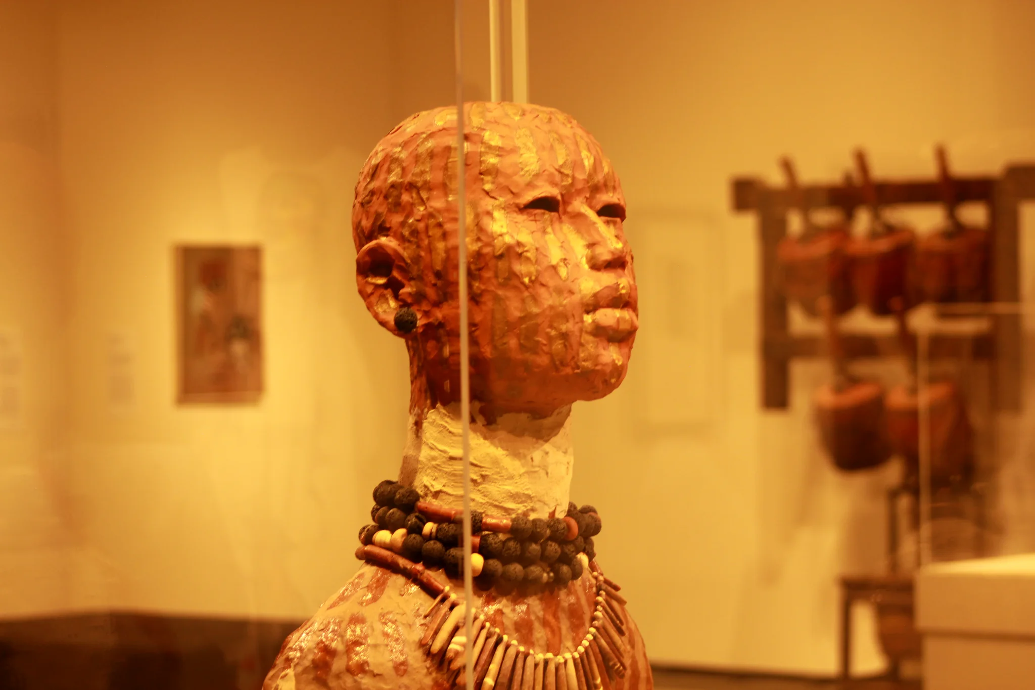 Sculptural portrait photographed by Avinash Holmes